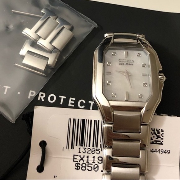 CITIZEN diamond white mother-of-pearl Watch - Picture 3 of 7